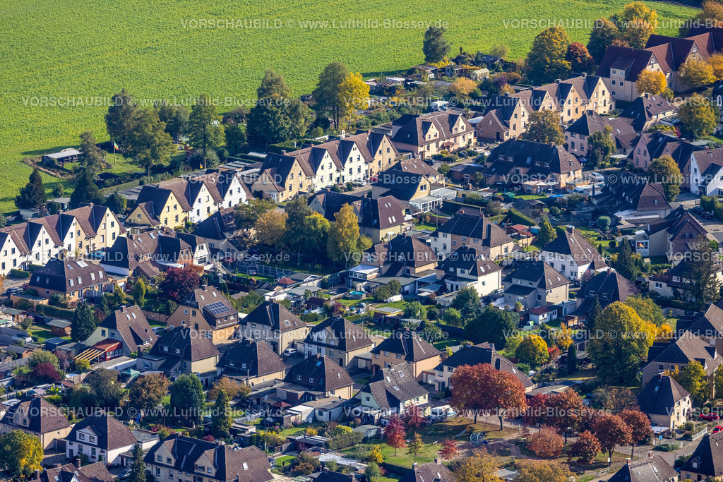 Hamm221003017 | Luftbild, Arbeitersiedlung Kolonie Maximilian, Fritz-Erler-Straße, Uentrop, Hamm, Ruhrgebiet, Nordrhein-Westfalen, Deutschland