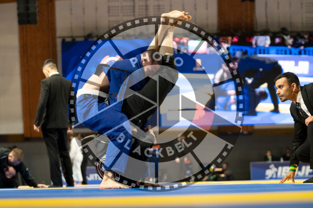 20240119PBB0343 | Fighters compete during the IBJJF European Championship in Paris, France, on January 19, 2024.