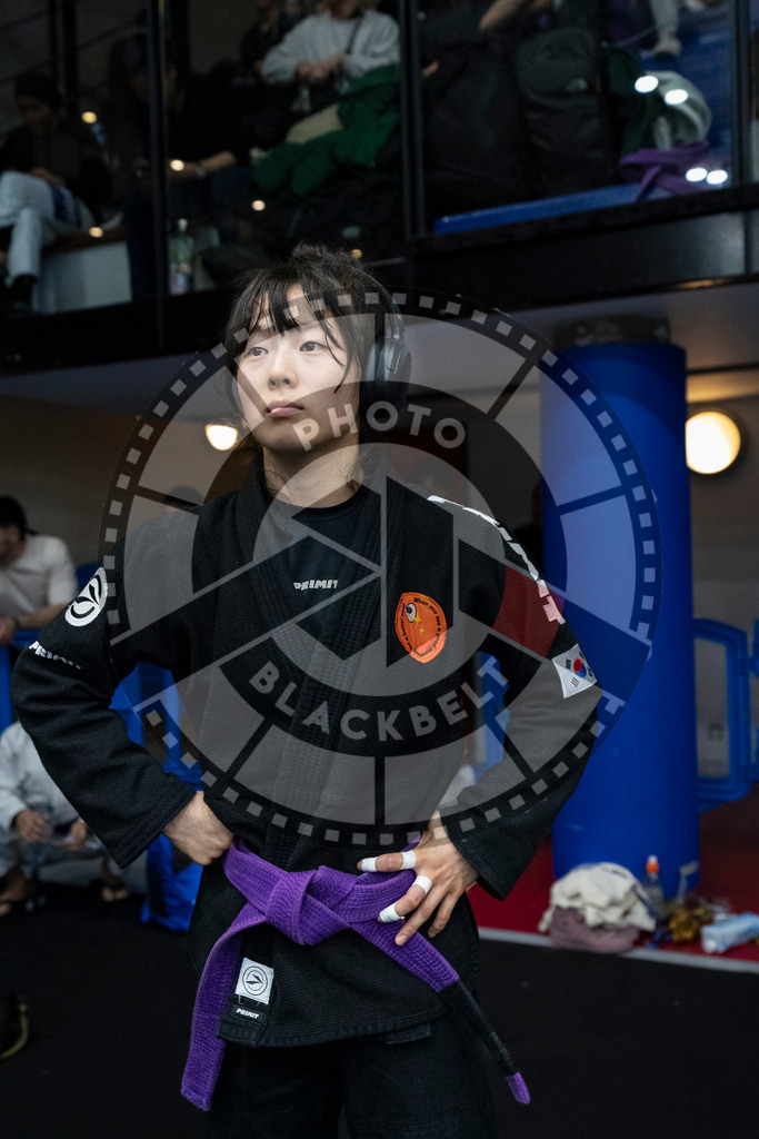 20240123PBB03870 | Fighters compete during the second day of the IBJJF European Championship in Paris, France, on January 23, 2024.
