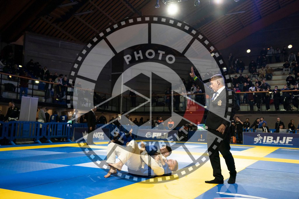 20240119PBB0600 | Fighters compete during the IBJJF European Championship in Paris, France, on January 19, 2024.