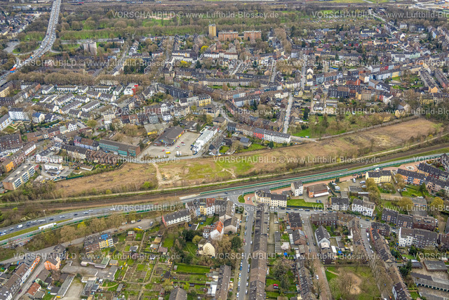 Duisburg230301670Nord | Luftbild, Bau für neue Umgehungsstraße an der Brachfläche Vohwinkelstraße, Mittelmeiderich, Duisburg, Ruhrgebiet, Nordrhein-Westfalen, Deutschland