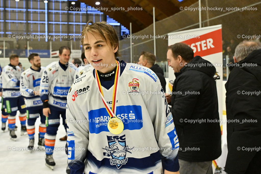 ESC Sparkasse Steindorf Meister 2025/26 | #21 Walder Patrik ESC Steindorf, ESC Sparkasse Steindorf Meister 2025/26, ESC Sparkasse Steindorf Meister 2025/26 am 08.03.2026 in Althofen (Stadthalle Althofen), Austria, (Photo by Bernd Stefan)