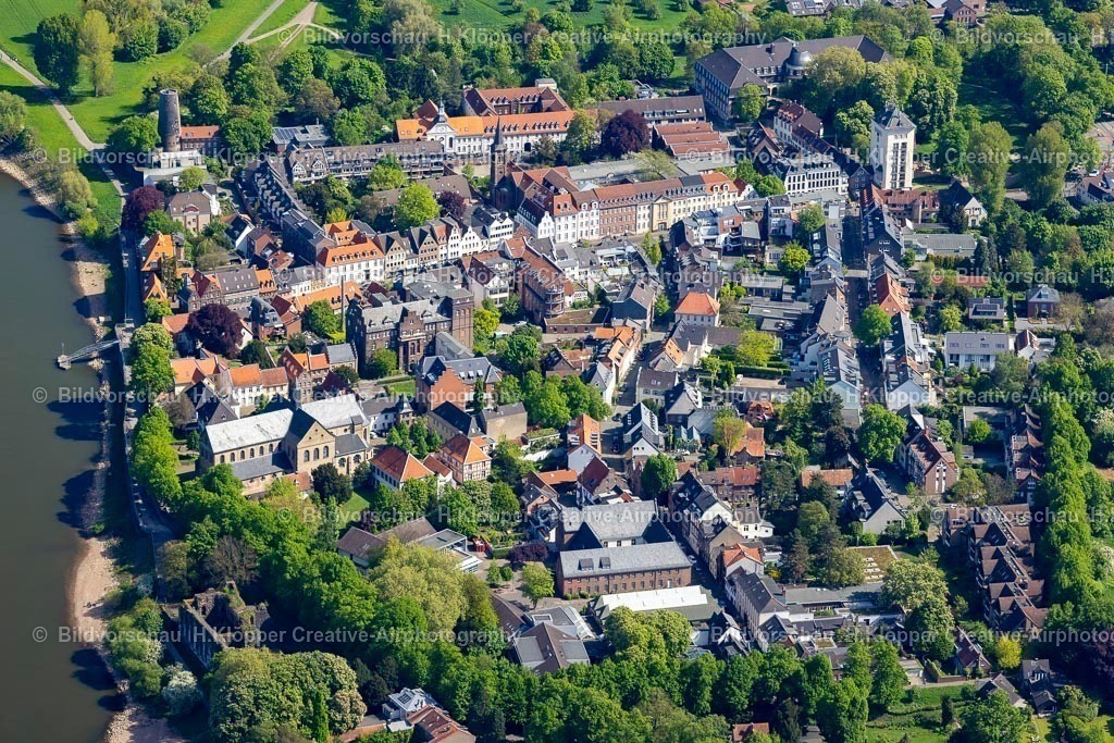 Luftbild Düsseldorf-Kaiserswerth- | Luftbildfotografie Düsseldorf Kaiserswerth - Realisiert mit Pictrs.com