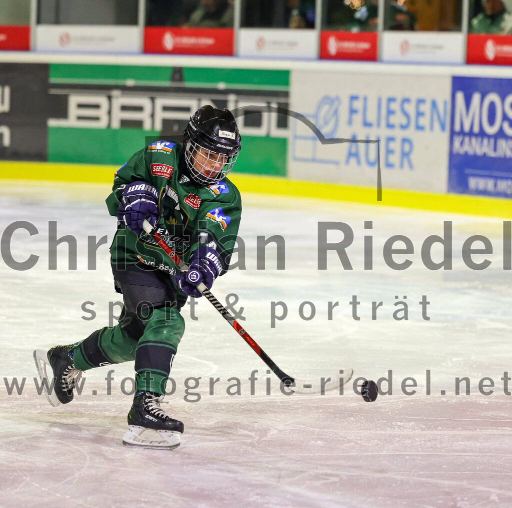 2025-12-14_109_TSV_Erding_gegen_ECDC_Memmingen_Indians | Erding, Deutschland, 14.12.2025:Eishockey, Oberliga Süd 2025 / 2026, 26. Spieltag, TSV Erding gegen ECDC Memmingen Indians, Endergebnis: 1:2Foto: Christian Riedel / fotografie-riedel.net