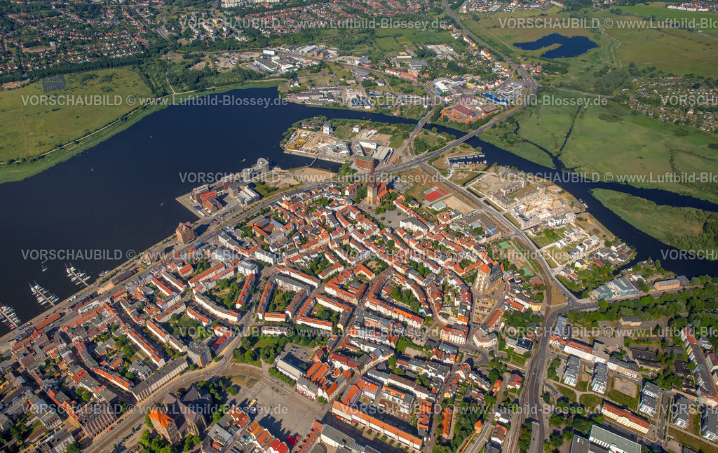 Rostock16062679 | östliche Altstadt, Petrikirche,  Rostock, Ostsee, Mecklenburg-Vorpommern, Deutschland
