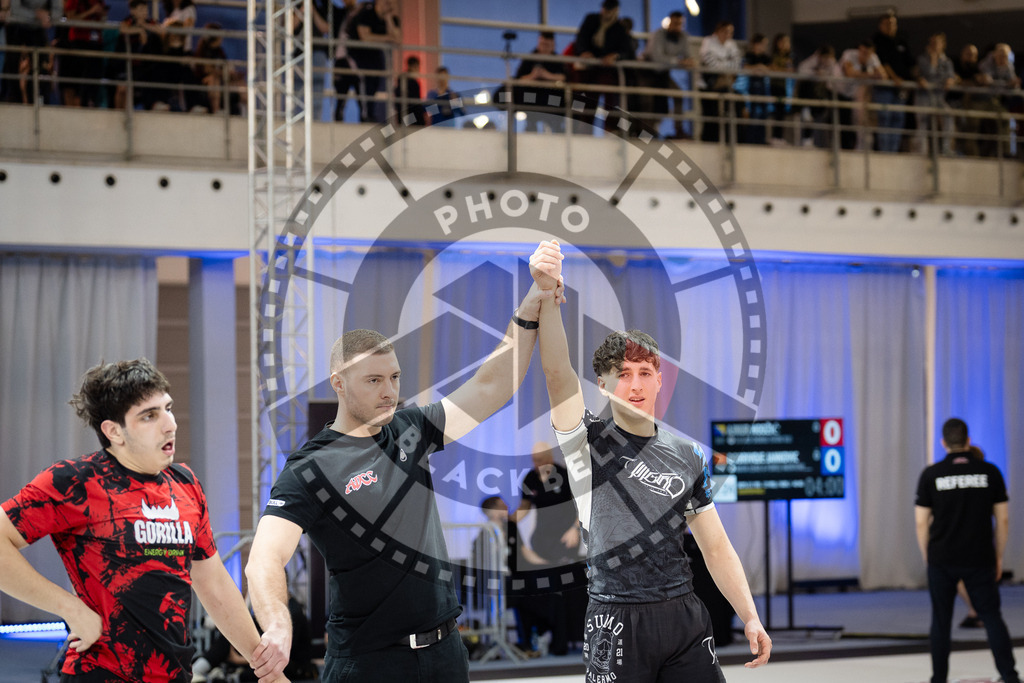 20260214PBB0271 | Fighters compete during the ADCC European Trials  competition day 1 in Belgrade, Serbia, on February 14, 2026.