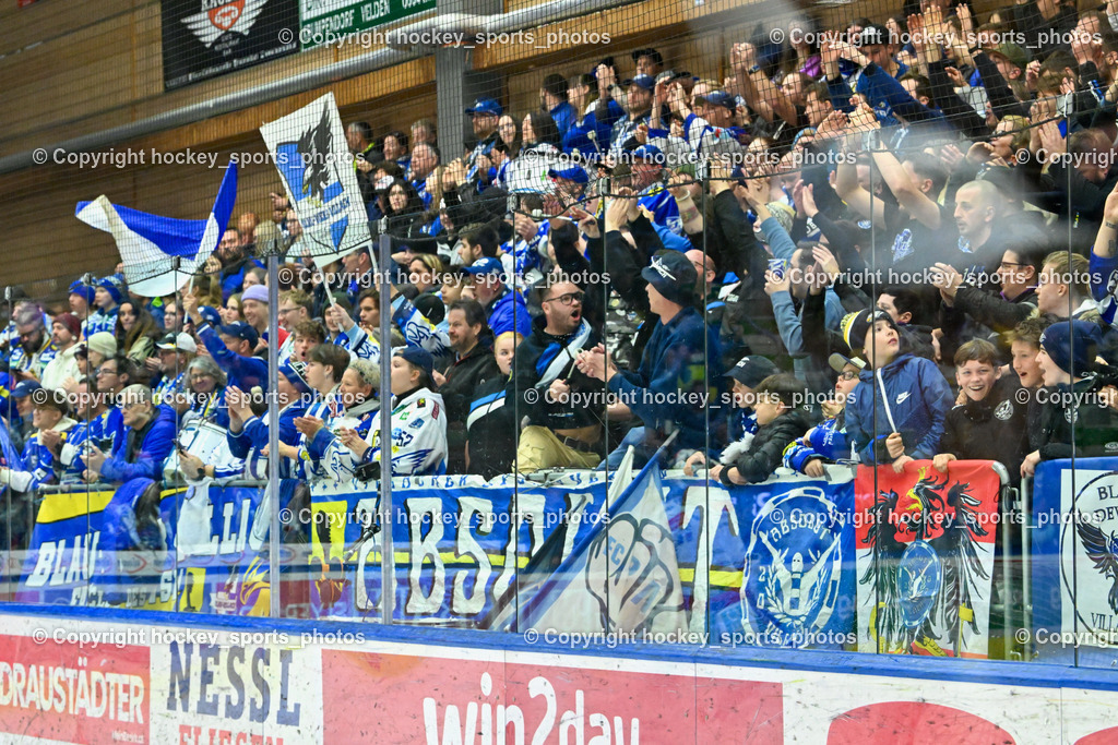 EC VSV vs. HC Bozen 16.2.2024 | EC VSV Fans, Absolut Villach, EC VSV vs. HC Bozen 16.2.2024, EC VSV vs. HC Bozen 16.2.2024 am 16.02.2024 in Villach (Stadthalle Villach), Austria, (Photo by Bernd Stefan)