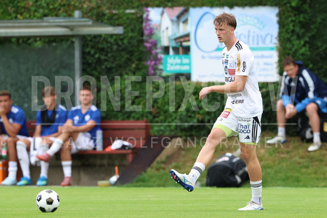 Friendly Match: SC Weiz vs TSV Hartberg in Weiz | Weiz, AUSTRIA, 01.JUL.26 - SOCCER - ADMIRAL Bundesliga, SC Weiz vs TSV Hartberg, test match. The image shows Konstantin Schopp (Hartberg).