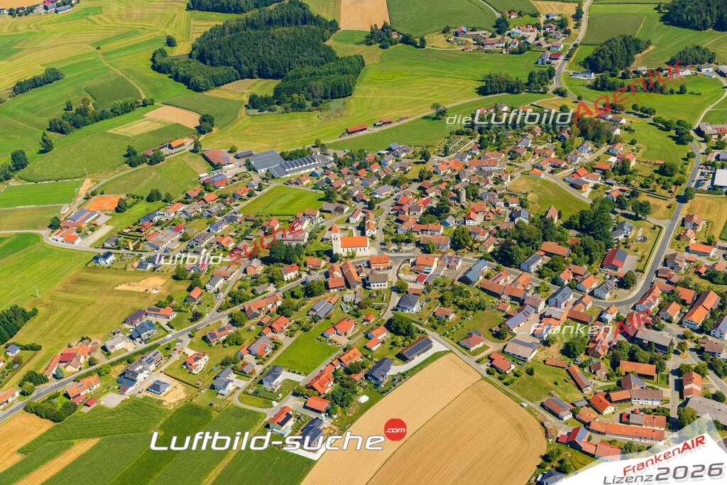 Luftaufnahme von  Treffelstein - Die Luftaufnahme wurde 2025 vom UL-Flugzeug heraus erstellt ( keine Drohne ) - Hochauflösende Luftaufnahme - für professionelle Ausdrucke geeignet. Die Geschenkidee !Mit Lizenz und Bildrechte bestellbar