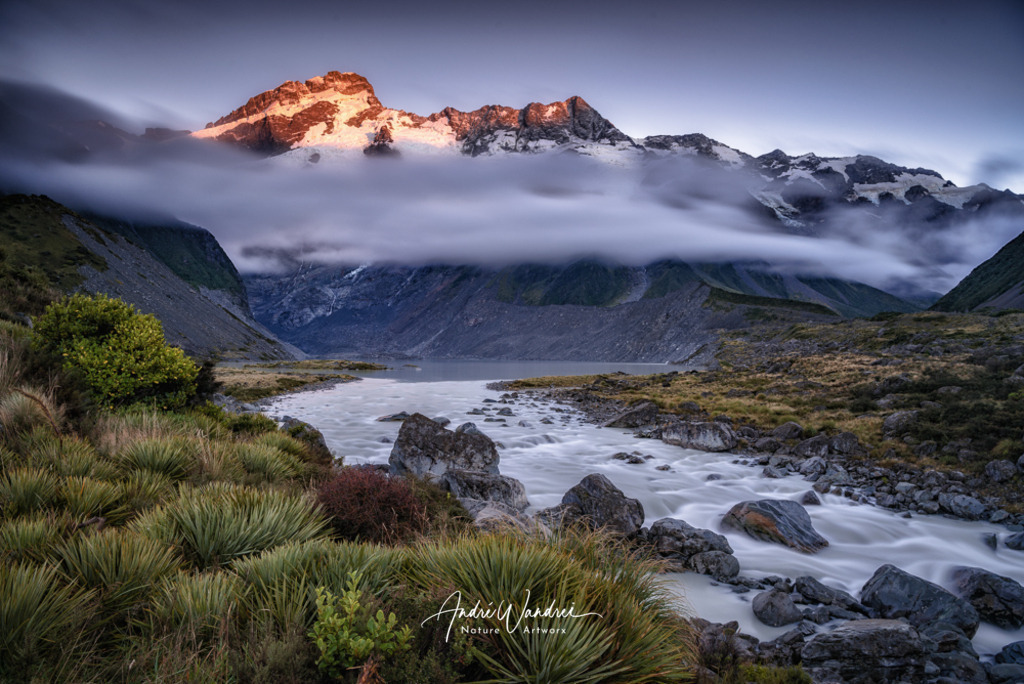 Mount Cook vor Sonnenaufgang | Andre Wandrei - Nature Artworx - Realisiert mit Pictrs.com