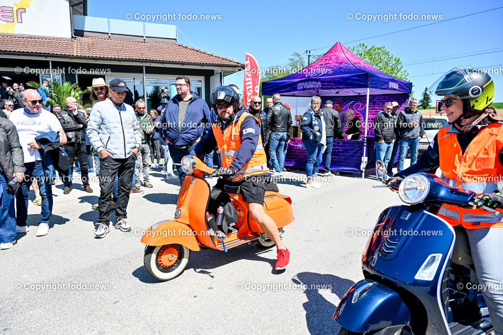 Lets Vespa togehter 2025_ Vespatreffen Neuhofen_ 27.04.2025-192 | 27.04.2025, Neuhofen, Kremsmuenster, AUT, Lets Vespa togehter 2025, Vespatreffen, im Bild Teilnehmer Vespatreffen, Motorsport Stadler©Copyright: Harald Dostal / fodo.media   Alle Bilder honorarfrei