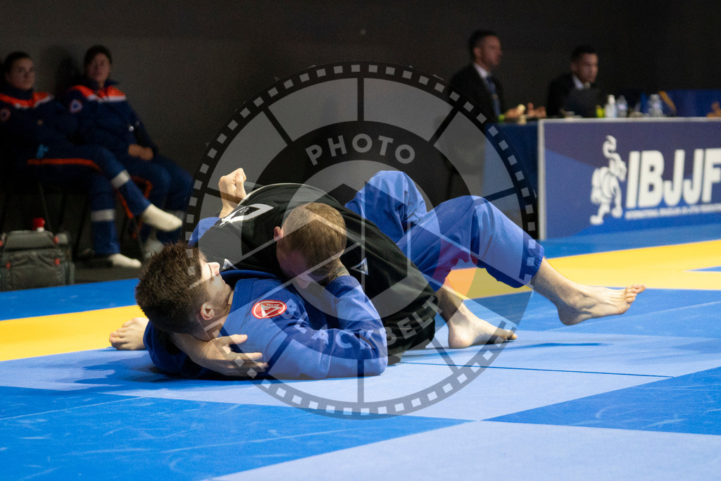 20240119PBB1198 | Fighters compete during the IBJJF European Championship in Paris, France, on January 19, 2024.