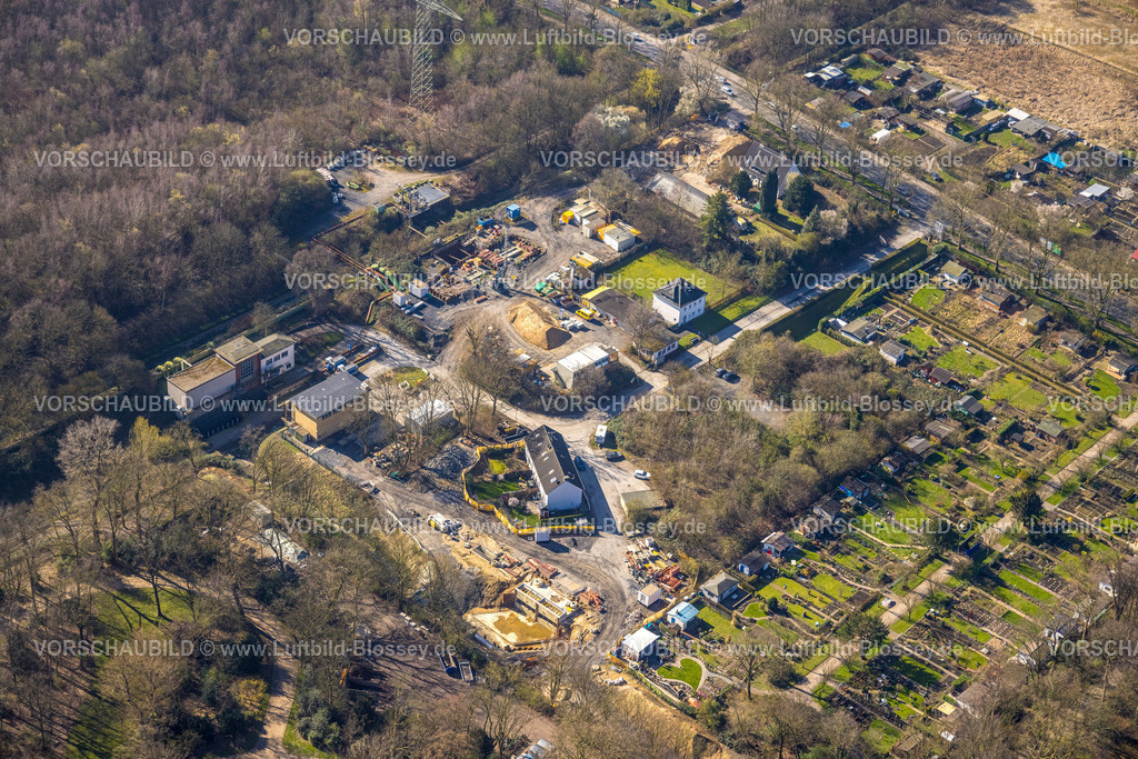 Gelsenkirchen240300943 | Luftbild, Pumpwerk Altstadt und Bauhof an der Schwarzmühlenstraße, Altstadt, Gelsenkirchen, Ruhrgebiet, Nordrhein-Westfalen, Deutschland