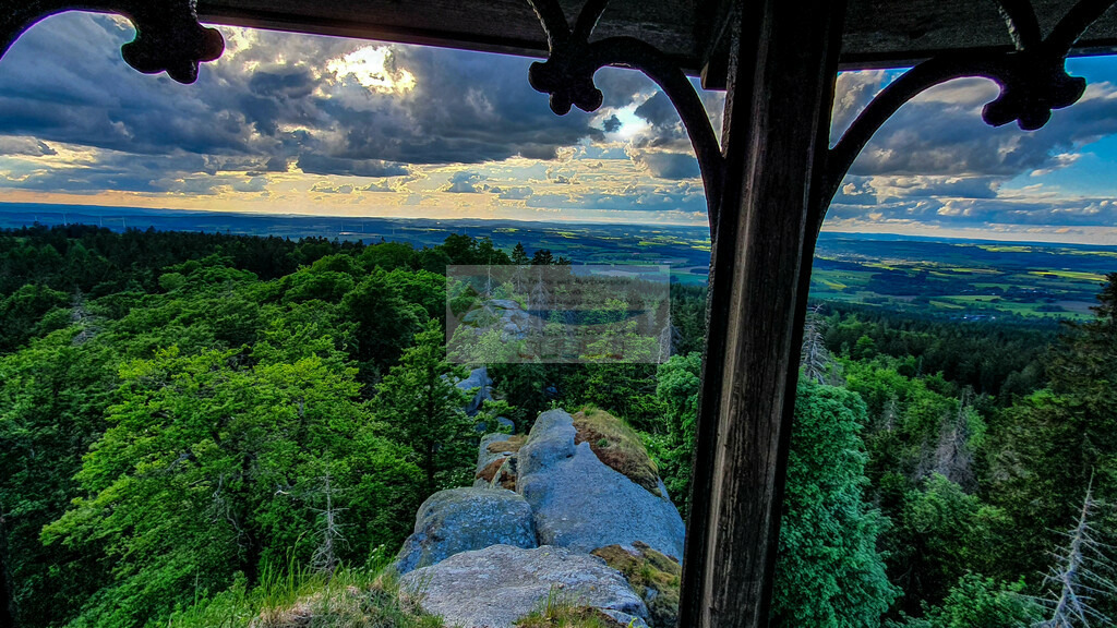 Waldstein Sommer Sonnenuntergag | Impressionen rund um Hochfranken - Frankenwald - Fichtelgebirge - Realisiert mit Pictrs.com