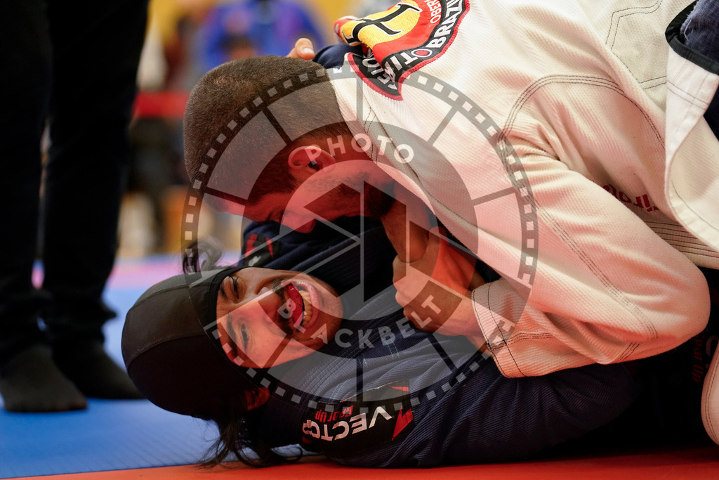 20240203PBB05492 | Fighters compete during the Brazilian Jiu-Jitsu Championship of the AJP Tour in Maintal by Frankfurt am Main, Germany, on February 2, 2024.