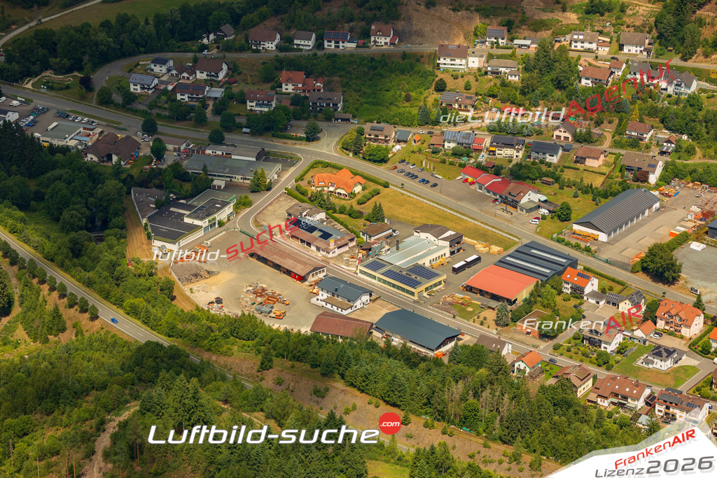 Luftaufnahme  Gewerbe  Wallenfels Das Luftbild wurde 2025 vom UL-Flugzeug heraus erstellt ( keine Drohne ) - Hochauflösende Luftaufnahme -Nicht vergleichbar mit Google Maps oder Satelittenbilder- Die Geschenkidee !Mit Lizenz und Bildrechte bestellbar