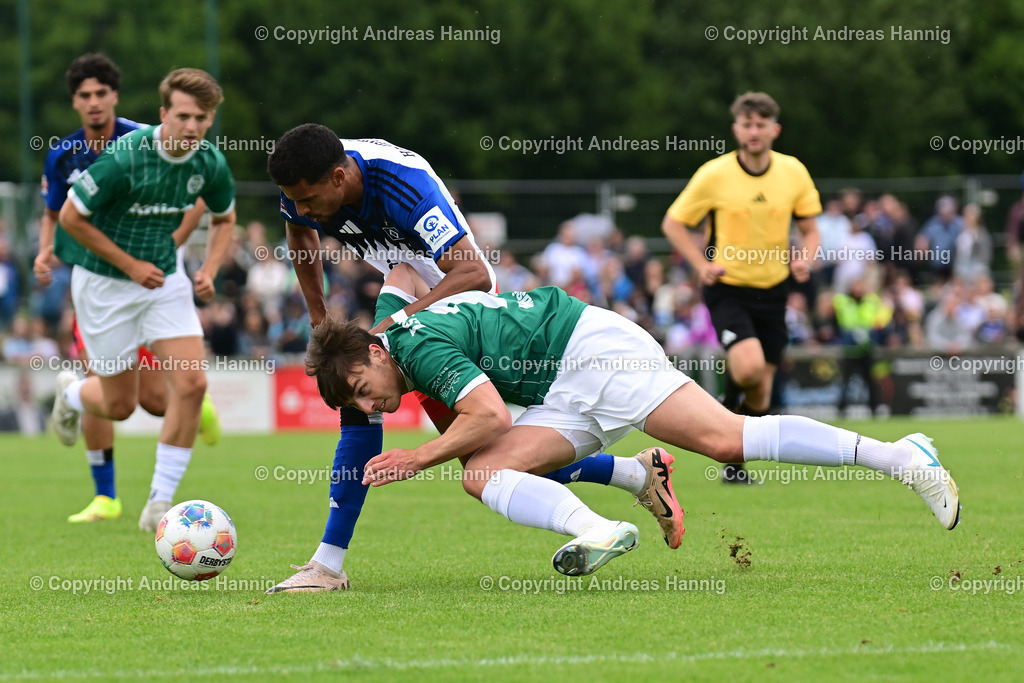 Fußball I Herren I Testspiel  I TSV Elstorf - Hamburger SV I 5.7.2025 | a-hannig - Realisiert mit Pictrs.com