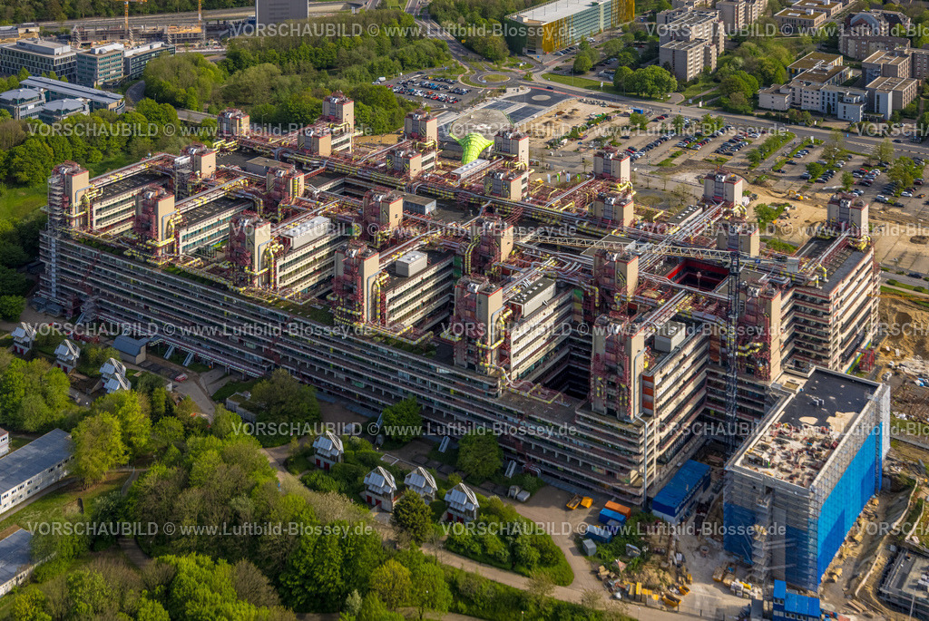 Aachen240403439UniKlinikRWTH | Luftbild, Rheinisch-Westfälische Technische Hochschule Aachen, Universität RWTH Campus Melaten Süd, Uniklinik, wissenschaftlicher Forschungsstandort, Pauwelsstraße, Vaalserquartier, Aachen, Rheinland, Nordrhein-Westfalen, Deutschland
