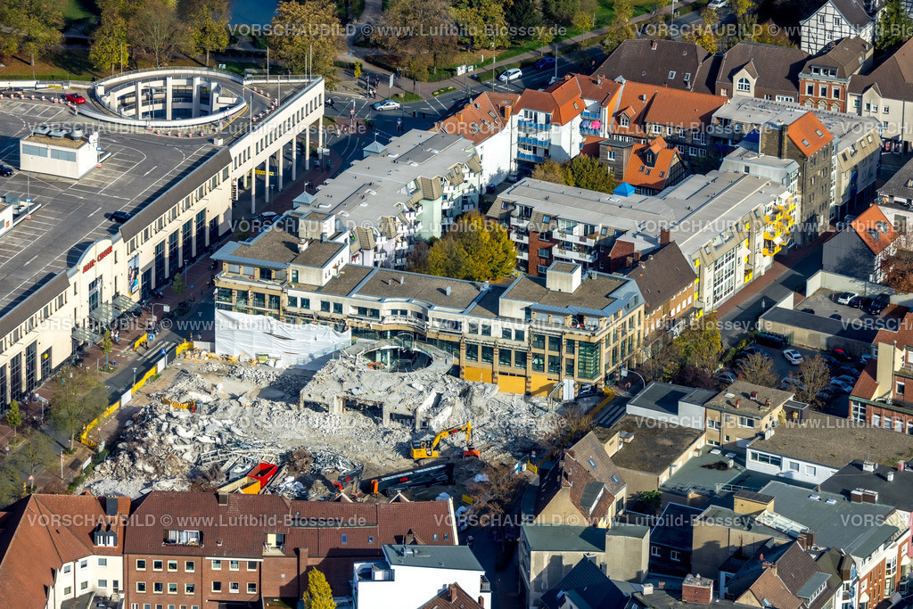 Hamm221017544 | Luftbild, Abriss Ritterpassage neben dem Allee-Center Hamm, Hamm, Ruhrgebiet, Nordrhein-Westfalen, Deutschland