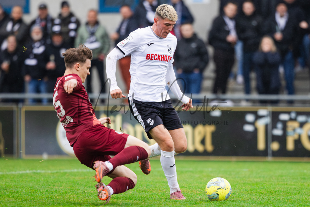 Westfalenpokal, Viertelfinale, Saison 2025/2026: 1. FC Gievenbeck - SC Verl | Westfalenpokal, Viertelfinale, Saison 2025/2026, 1. FC Gievenbeck empfängt SC Verl im Sportpark Gievenbeck in Münster. Foto: sportfotografie.ms | Markus Paletta - Realisiert mit Pictrs.com