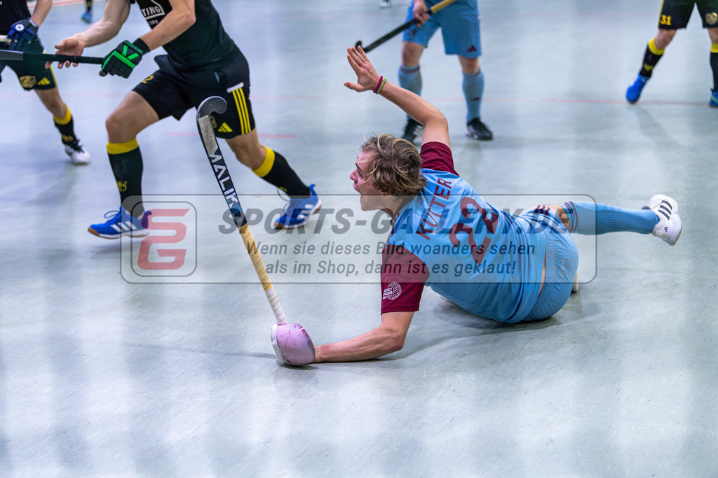 SM_2025-01-12_mD5_-19 | 1.Bundesliga Hallenhockey  (M) UHC - DCADA  / 9:7 (3:4)