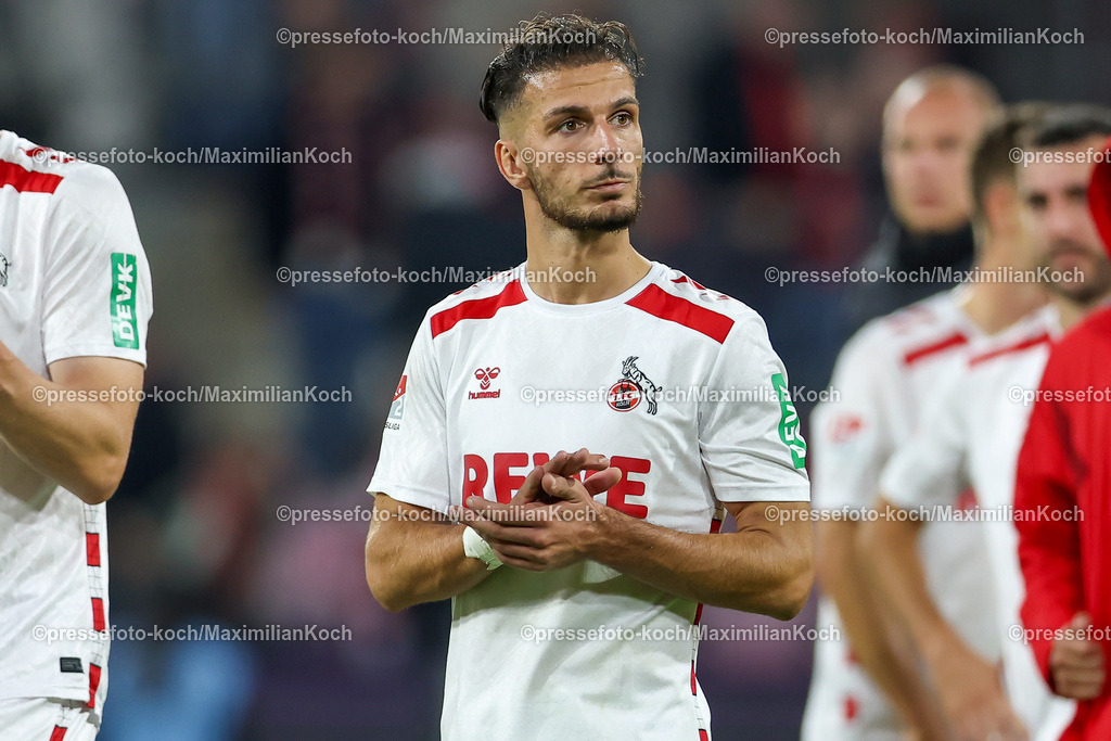 Koe14092402226 | 14.09.2024, 2. Fußball Bundesliga, 1. FC Köln - 1. FC Magdeburg, RheinEnergieSTADION, Saison 2024 2025: Alexander Nollenberger (1.FC Magdeburg #17)DFB regulations prohibit any use of photographs as image sequences and or quasi-video.