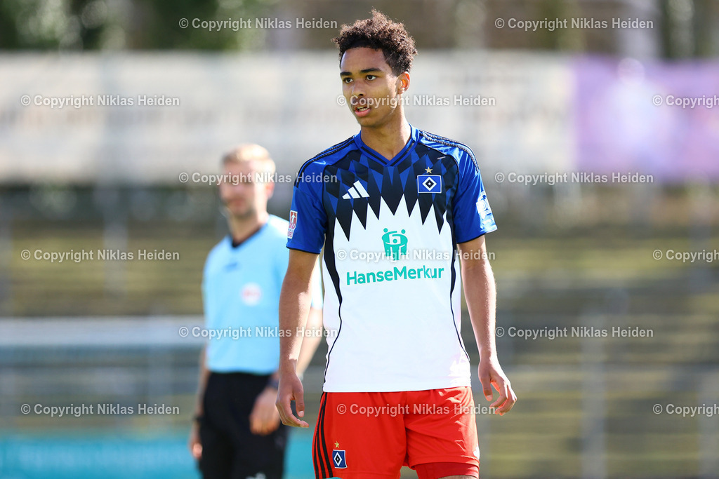 NH_HamburgerSVU21_FSVSchoeningen_RegionalligaNord_29032026 | #21 Arnaud Astel Riedel (Hamburger SV U21)Fußball I Herren I Regionalliga Nord I Saison 2025-2026 I 28. Spieltag I Hamburger SV U21 - FSV Schöningen I 29.03.2026 I Stadion Hoheluft