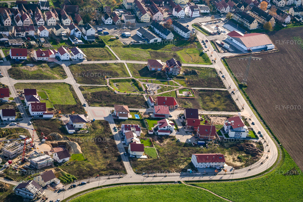 Luftbild: Am Höhenweg in Kandel im Bundesland Rheinland-Pfalz in Deutschland. Foto: IMG_14487.jpg vom 08.11.2008 durch Werner Riehm/FLY-FOTO.de