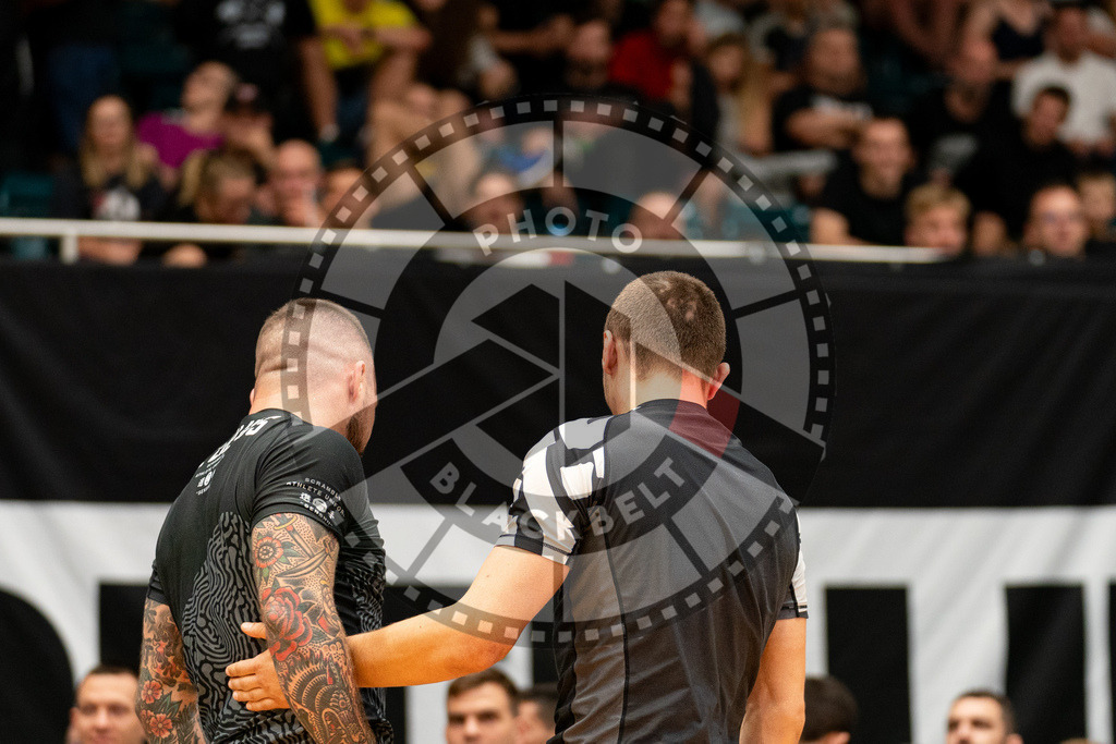 20230916PBB5476 | Fighters compete during the grappling tournement ADCC Trials (European, Middle East and African Championship) in Warsaw, Poland, on September 16, 2023.