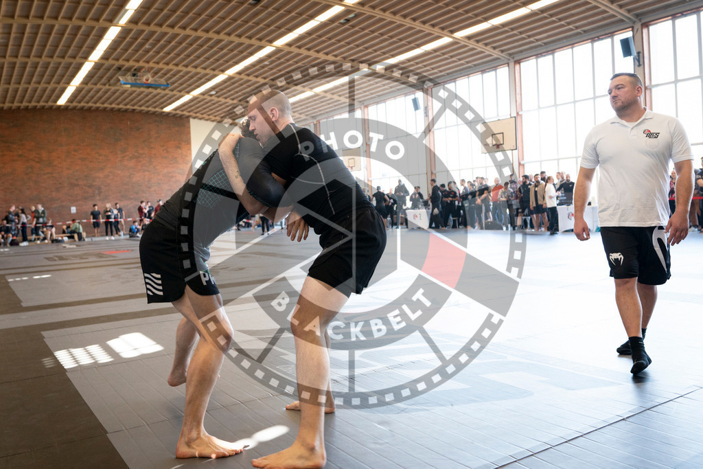 20240309PBB5666 | Fighters compete during the International Luta Livre (ILLCS) Spring Championship in Hannover, Germany, on March 9, 2024.