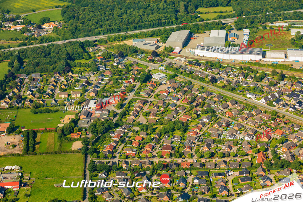 Luftaufnahme Weding Handewitt - Die Luftaufnahme wurde 2025 vom UL-Flugzeug heraus erstellt ( ohne Drohne ) - Hochauflösende Luftaufnahme - für professionelle Ausdrucke geeignet. Die Geschenkidee !Mit Lizenz und Bildrechte bestellbar
