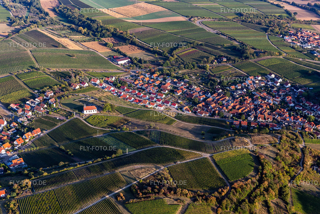Gleiszellen, St. Dionysius Kapelle | Luftbild: Gleiszellen, St. Dionysius Kapelle im Ortsteil Gleiszellen in Gleiszellen-Gleishorbach im Bundesland Rheinland-Pfalz in Deutschland. Foto: IMG_123226.jpg vom 30.09.2020 durch ©2025 Werner Riehm fly-foto.de/copyright - Realisiert mit Pictrs.com