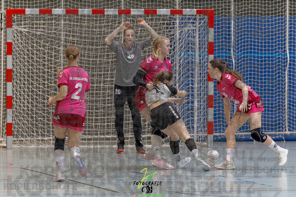 Hessenmeisterschaft wJC - Spiel um Platz 3; TuS Kriftel - SG Schenklengsfeld | Hessenmeisterschaft wJC - Spiel um Platz 3; TuS Kriftel - SG Schenklengsfeld am 22.03.2025 in Biedenkopf (Sporthalle Lahntalschule)Photo © 2025 - Jörg Heinrich - Realisiert mit Pictrs.com