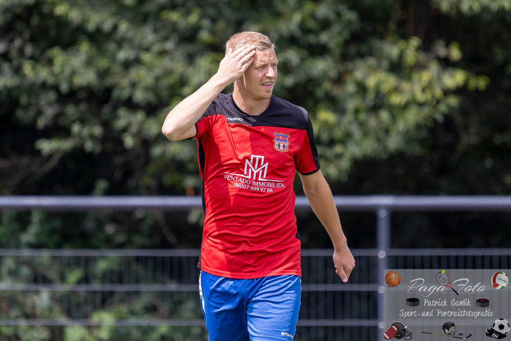 Testspiel: Spvgg. 03 Fechenheim - Türk Gücü Friedberg, 13.07.2024 | Maik Vetter (Türk Gücü Friedberg #19), Spvgg. 03 Fechenheim - Türk Gücü Friedberg, Frankfurt am Main, Sportanlage Birsteiner Straße, 13.7.2024 - Realisiert mit Pictrs.com
