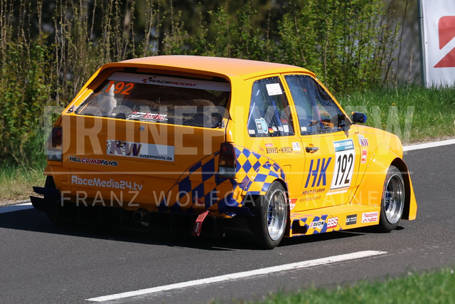 FIA European Hill Climb Championship – Rechberg 2026    | FIA European Hill Climb Championship at Rechberg, held from 24 to 26 April 2026 near Tulwitz, Styria, Austria. The image shows Nils ABB (GER) VW Schneider Polo 2 8V.     