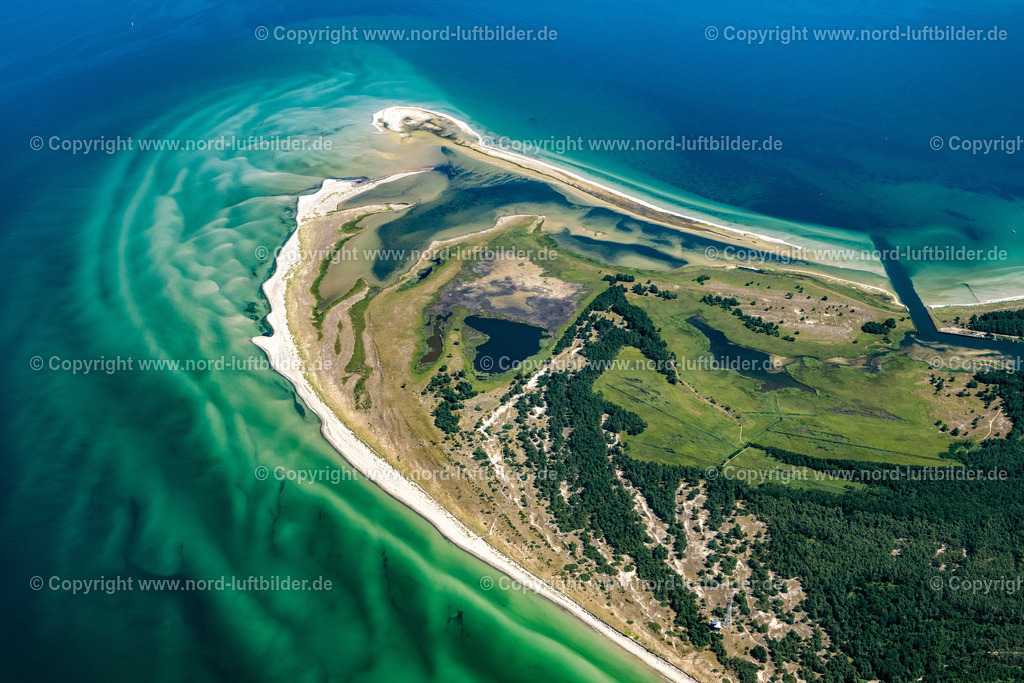 Darss_Naturschutzgebiet_ELS_8534100822 | BORN AM DARß 10.08.2022 Sandbank- Landfläche durch Strömungen unter der Meeres- Wasseroberfläche der Ostsee am Naturschutzgebiet Darsser Ort in Born am Darß an der Ostseeküste im Bundesland Mecklenburg-Vorpommern, Deutschland. Weiterführende Informationen bei: NABU - Naturschutzbund Deutschland e.V.. // Sandbank- land area by flow under the sea water surface the Baltic Sea at the Darsser Ort nature reserve in Born am Darss at the baltic sea coast in the state Mecklenburg - Western Pomerania, Germany. Further information at: NABU - Naturschutzbund Deutschland e.V.. Foto: Martin Elsen
