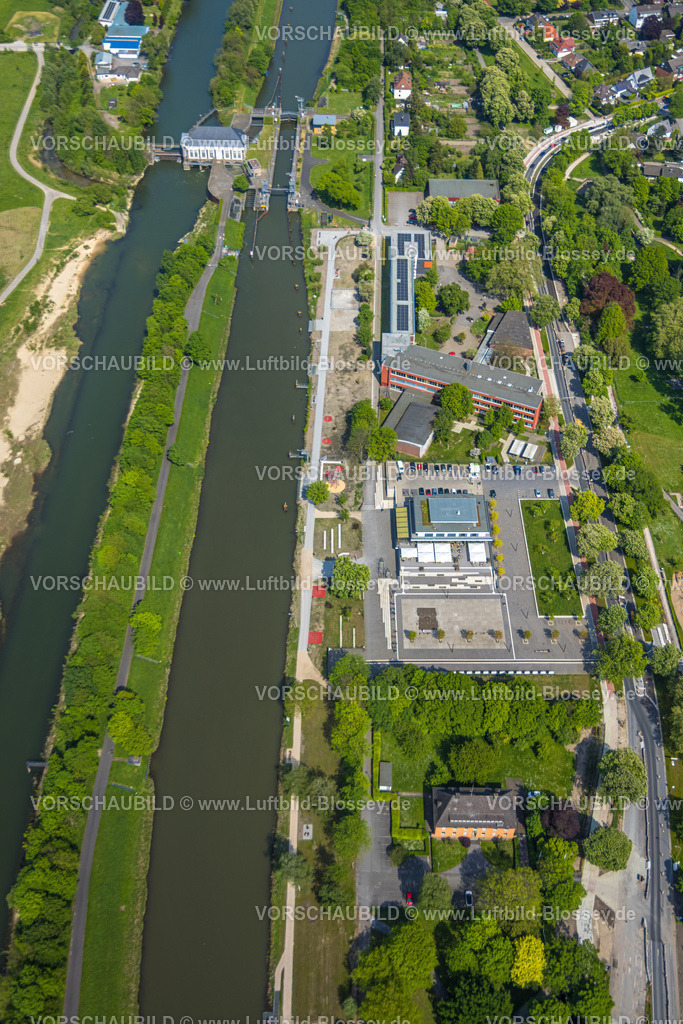 Hamm240506195 | Luftbild, R-Cafe Hamm, Gymnasium Hammonense, Datteln-Hamm-Kanal, Kanalkante, Ruderzentrum, Hamm, Ruhrgebiet, Nordrhein-Westfalen, Deutschland