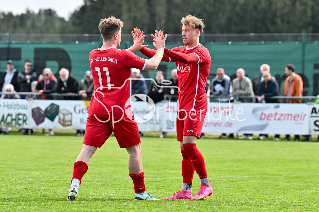 TSV Hollenbach - VfL Ecknach | Jubel nach 1-1
