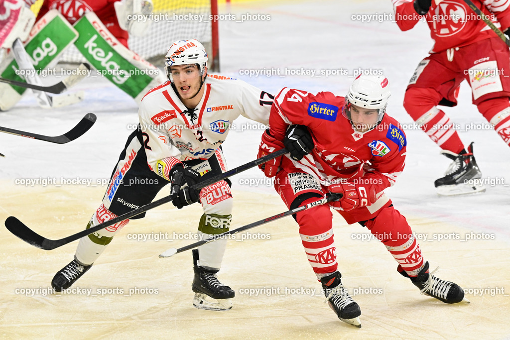 EC KAC Future Team vs. Rittner Buam 16.11.202 | #12 Prast Jakob, #74 Klassek Stefan