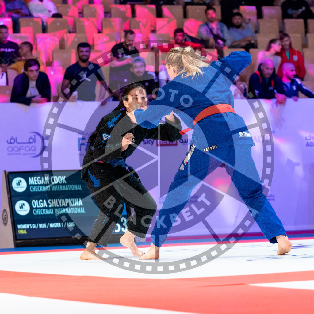 20231106PBB3130 | Fighters compete during the AJP World Master Championship in the Mubadala Arena in Abu Dhabi, Arab United Emirates, on November 6, 2023.