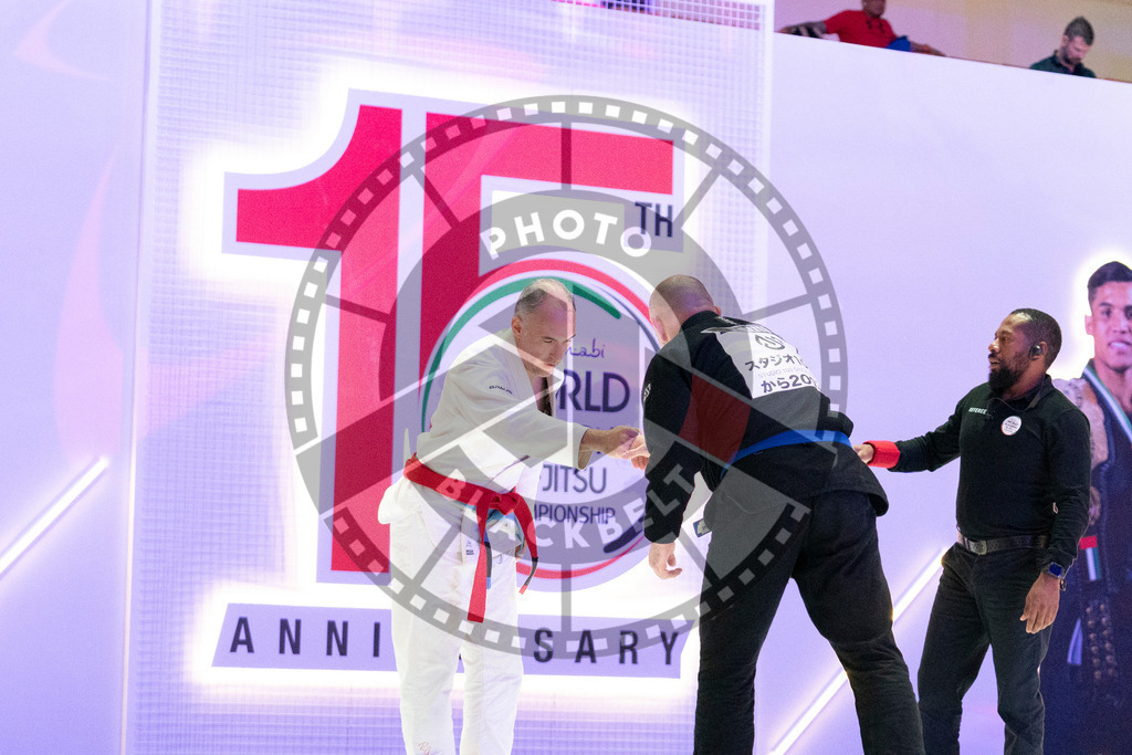 20231106PBB3202 | Fighters compete during the AJP World Master Championship in the Mubadala Arena in Abu Dhabi, Arab United Emirates, on November 6, 2023.