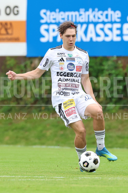 Friendly Match: SC Weiz vs TSV Hartberg in Weiz | Weiz, AUSTRIA, 01.JUL.26 - SOCCER - ADMIRAL Bundesliga, SC Weiz vs TSV Hartberg, test match. The image shows Paul Bratschko (Hartberg).