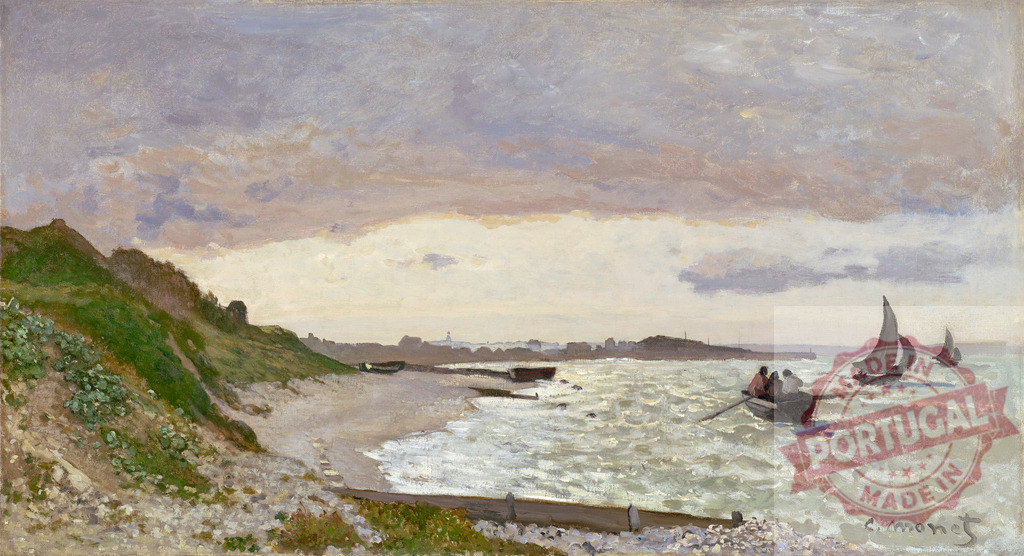 Claude Monet's The Seashore at Sainte-Adresse (1864) famous painting. Original from the Minneapolis Institute of Art. Digitally enhanced by rawpixel. | Claude Monet's The Seashore at Sainte-Adresse (1864) famous painting. Original from the Minneapolis Institute of Art. Digitally enhanced by rawpixel. - Realisiert mit Pictrs.com