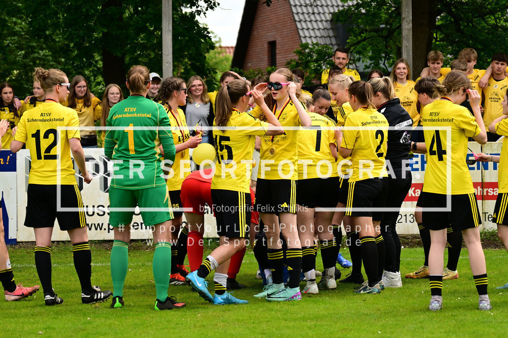Fußball I Frauen I Saison 2024-2025 I Bezirkspokal Lüneburg I Finale I SV Eintracht Lüneburg - ATSV Scharmbeckstotel I 29.05.2025 I 041353 | Der Sportfotograf. - Realized with Pictrs.com