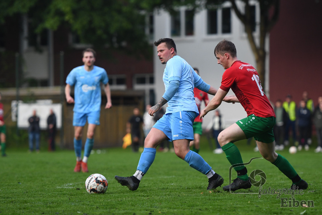 BV Bockhorn-SG FriPe | Relegation zur Kreisliga; BV Bockhorn (blau)-SG FriPe (rot) am 05.06.2025 in Oldenburg/Ofenerdiek (Lagerstraße), Photo: Philip Eiben 2025 - Realisiert mit Pictrs.com