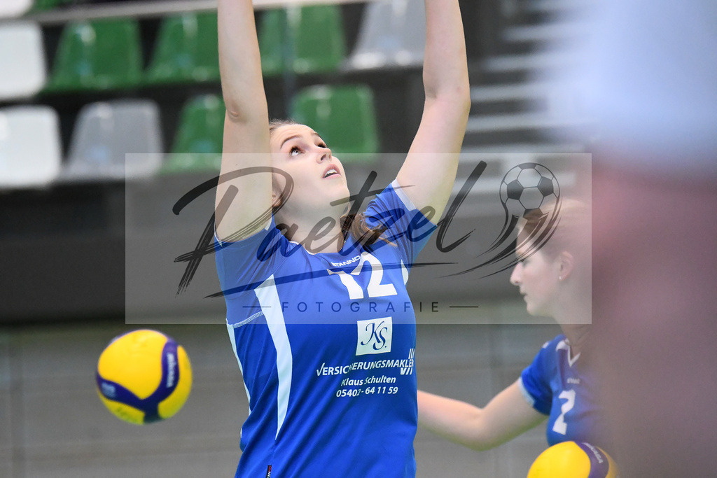 20200202_VCOOTB_0042 | Volleyball, Frauen:   waehrend des Spiels der Regionalliga NordWest zwischen VC Osnabrueck und Oldenburger TB in der Schlosswall-Halle am 02.02.2020 in Osnabrueck, Deutschland. - Realisiert mit Pictrs.com