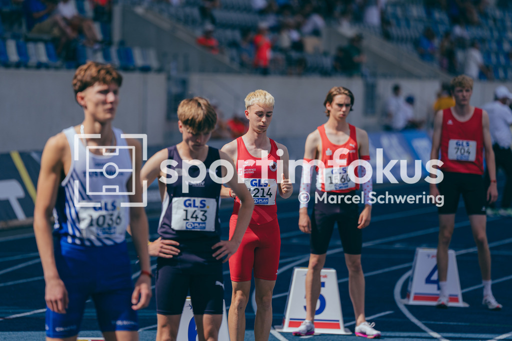 Deutsche Meisterschaften U20 / U16 2026 | Lennox Gyulai, Dresdner SC 1898, 1214 800-Meter-Lauf, Finale,Deutsche Meisterschaften der U20 &amp; U16 2026, Lohrheidestadion Bochum-Wattenscheid, 12.07.2026. Foto: Marcel Schwering / sportimfokus - Realisiert mit Pictrs.com