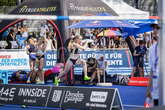 Multisport Event; Ratingen, 27.06.2026 | RATINGEN, GERMANY - JUNE 27, 2026 : Serina Riedel (GER / Germany) competing during the Multisport Event at Stadion Ratingen on June 27, 2026 in Ratingen, Germany.