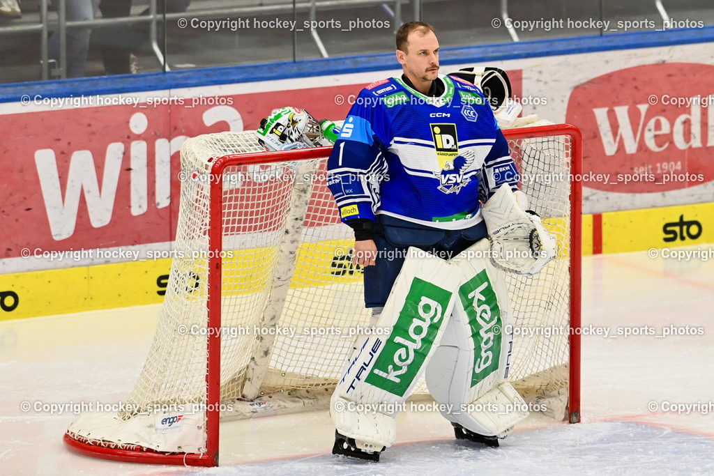 EC IDM Wärmepumpen VSV vs. HC Pustertal | #1 LAMOUREUX JEAN PHILIPPE EC VSV, EC IDM Wärmepumpen VSV vs. HC Pustertal, EC IDM Wärmepumpen VSV vs. HC Pustertal am 15.11.2024 in Villach (Stadthalle Villach), Austria, (Photo by Bernd Stefan)