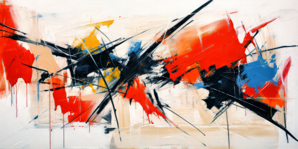 2307124 - Abstrakte Formen | Bestellen Sie dieses abstrakte Motiv als Kunstdruck auf Leinwand, Acrylglas, Alu-Dibond, Akustikbild oder als Poster. Unsere digitalen Gemälde wirken mit täuschend echten Pinselstrichen wie von Hand gemalt.